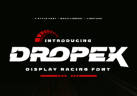 Dropex Font - Featured Image