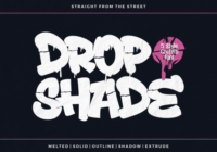 Dropshade Regular Font - Featured Image