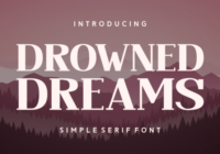 Drowned Dreams Font - Featured Image