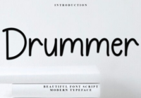 Drummer Font - Featured Image