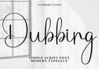 Dubbing Font - Featured Image