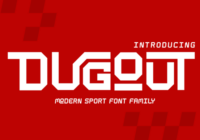 Dugout Font - Featured Image