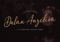 Dulan Anzelica Font - Featured Image