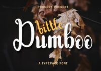 Dumboo Font - Featured Image