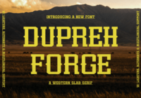 Dupreh Forge Font - Featured Image