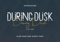 During Dusk Font - Featured Image