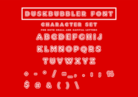 Dusk Bubbler Font - Featured Image