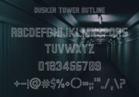 Dusker Tower Outline Font - Featured Image