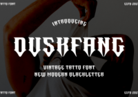 Duskfang Font - Featured Image