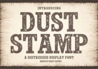 Dust Stamp Font - Featured Image