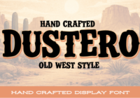 Dustero Font - Featured Image