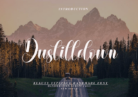 Dustilldown Font - Featured Image