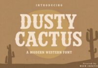 Dusty Cactus Font - Featured Image