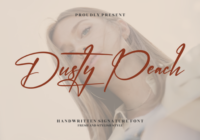 Dusty Peach Font - Featured Image