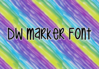 Dw Marker Font - Featured Image