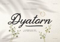 Dyatorn Font - Featured Image