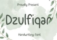 Dzulfiqar Font - Featured Image