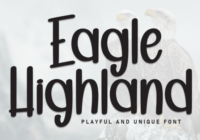 Eagle Highland Font - Featured Image