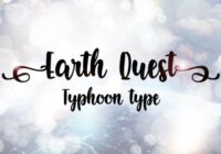 Earth Quest Font - Featured Image