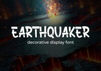 Earthquaker Font - Featured Image