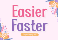 Easier Faster Font - Featured Image