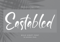 Eastabled Font - Featured Image