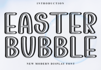 Easter Bubble Font - Featured Image