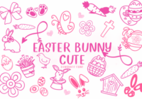 Easter Bunny Cute Font - Featured Image