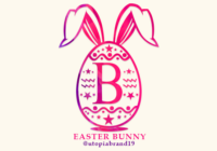 Easter Bunny Monogram Font - Featured Image