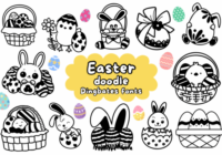 Easter Doodle Font - Featured Image