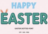 Easter Dotted Font - Featured Image