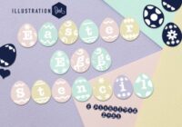 Easter Egg Stencil Font - Featured Image