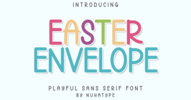 Easter Envelope Font - Featured Image