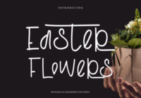 Easter Flowers Font - Featured Image