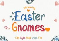 Easter Gnomes Font - Featured Image