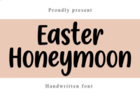 Easter Honeymoon Font - Featured Image
