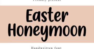 Easter Honeymoon Font - Featured Image