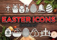 Easter Icons Font - Featured Image