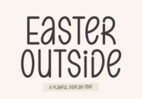 Easter Outside Font - Featured Image