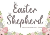 Easter Shepherd Font - Featured Image