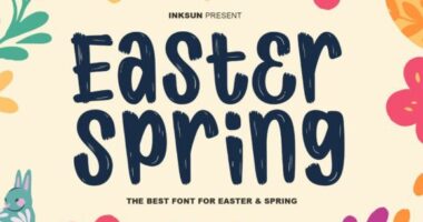 Easter Spring Font - Featured Image