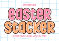 Easter Stacker Font - Featured Image