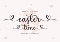 Easter Time Font - Featured Image