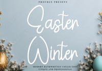 Easter Winter Font - Featured Image