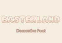 Easterland Font - Featured Image