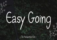 Easy Going Font - Featured Image