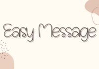 Easy Message Font - Featured Image