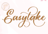 Easytake Font - Featured Image