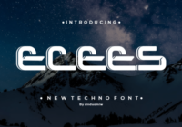 Ecees Font - Featured Image