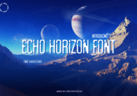 Echo Horizon Font - Featured Image